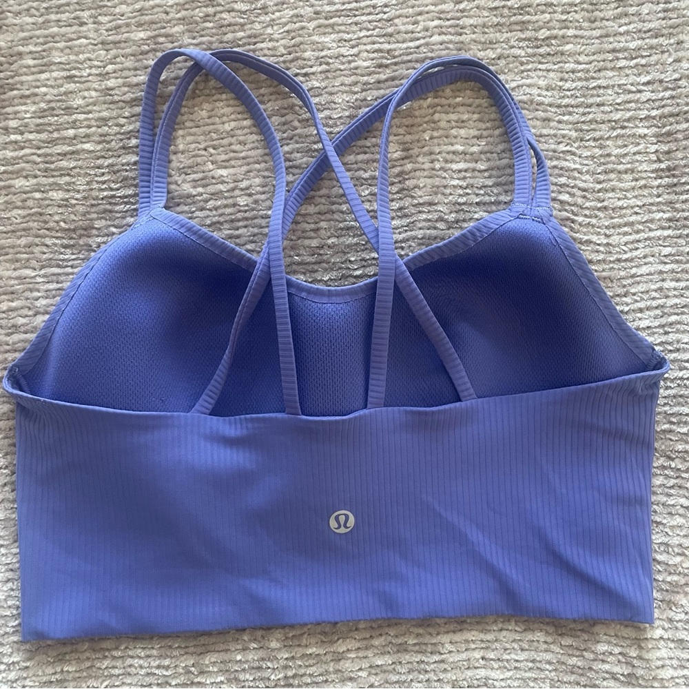Lilac Double-Strap Sports Bra - Picture 6 of 7